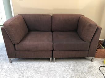 West Elm Loveseat 1
