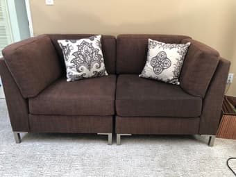 West Elm Loveseat 2