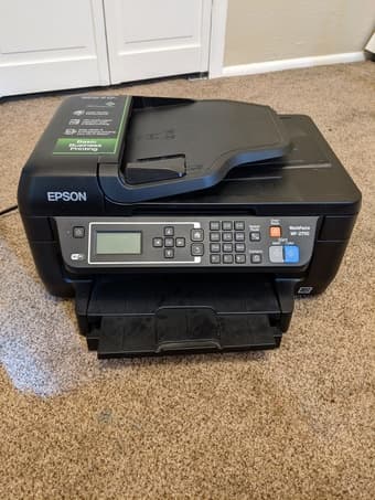 EPSON WF-2750 wireless printer/scanner/copier + inks + photo paper 1