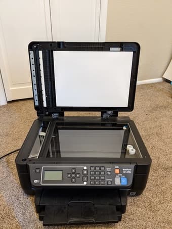 EPSON WF-2750 wireless printer/scanner/copier + inks + photo paper 2