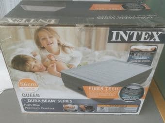 Queen Size 18" Air bed with Built-In Electric Pump - $30 1