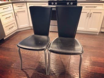 Two Black Chairs 1