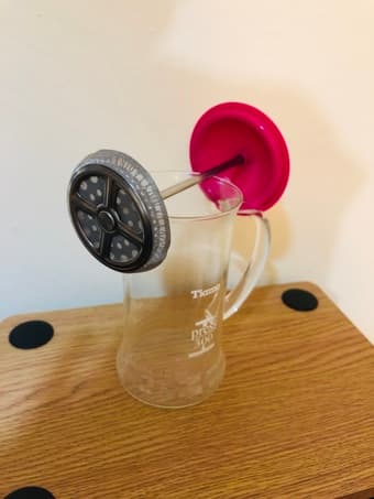 Cute pink french press 3