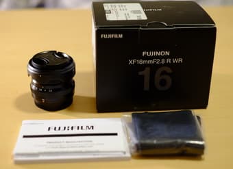 Fujifilm lenses XF 16mm f2.8 R WR, XC 50-230mm f4.5-6.7 OIS II 1