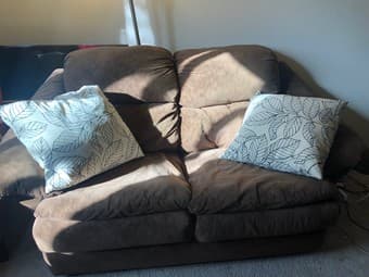 Sofa and Loveseat Set - $50 (palo alto) 2