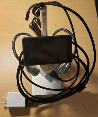 Adonstar HD Video Microscope w/ Lights 1