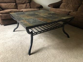 Stone tile coffee table/patio table 2