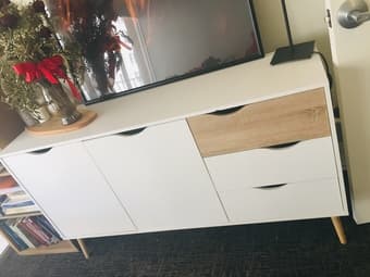 Modern Dresser White (Used) 2