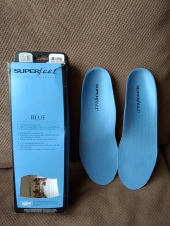 blue Superfeet insoles 1