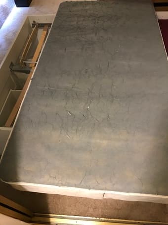 Twin mattress with box for Sale ($40) 2