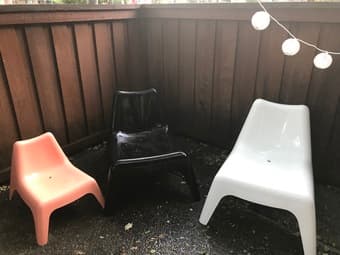Outdoor IKEA Chairs 1