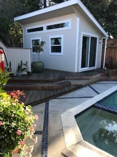 Available 6/16 Furnished adorable studio pool house 1
