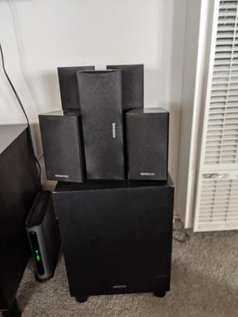 Onkyo 5.1 surround sound system 1