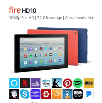 FOR SALE: Fire HD 10 Tablet 10.1" 1080p Full HD Display, 32 GB, Black 1