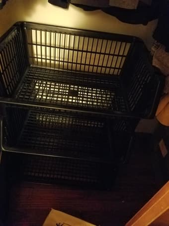 3 Plastic Stacking Shelves 1