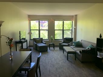 Private bedroom and bathroom in beautiful furnished Munger quad 1