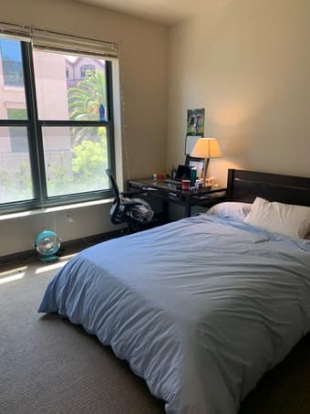 Private bedroom and bathroom in beautiful furnished Munger quad 2