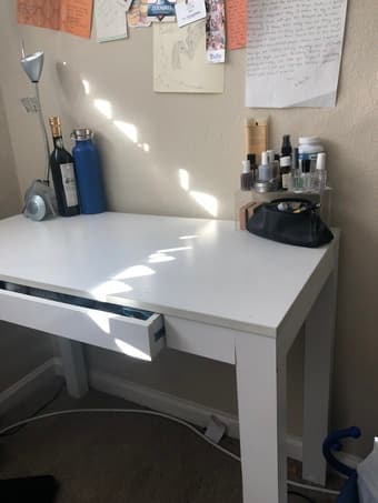 Simple White Desk 1