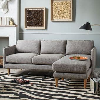West Elm Sectional Couch Perfect Condition for Sale 1