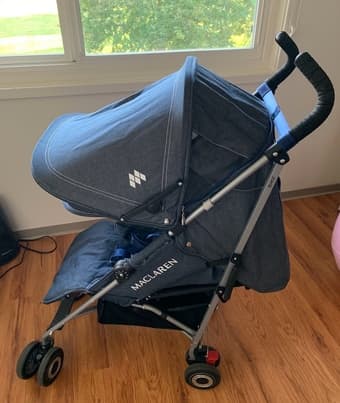 2017 Maclaren Quest Stroller - lightweight - Denim 1