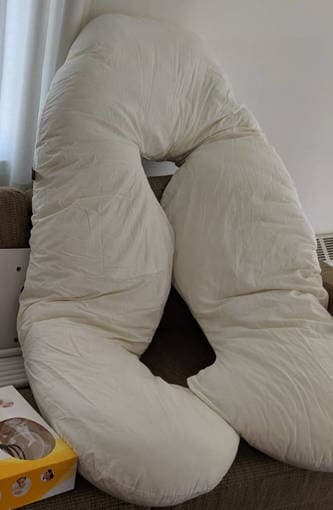 Leachco Back 'N Belly Pregnancy/Maternity Contoured Body Pillow 1