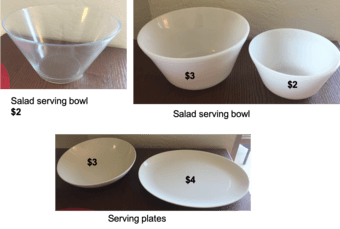 Serving plates & Salad bowls 1