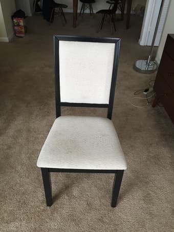 Chair (Black and Cream)+Chair Pad (Palo Alto) 1