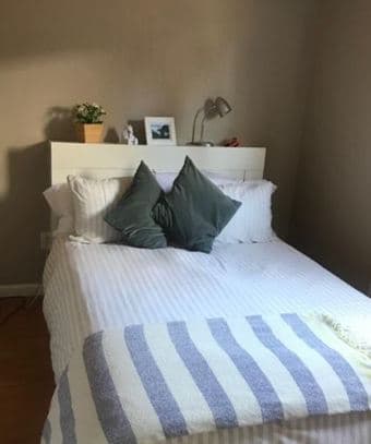 Bed Frame + Headboard+mattress 2