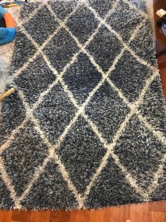 Modern Blue NuLoom Rug 1