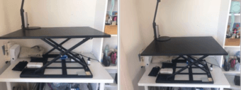 Amazing standing/adjustable desk (like new!) 1