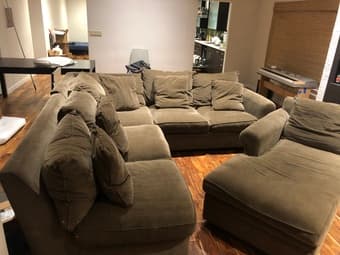 Huge comfortable couch 3