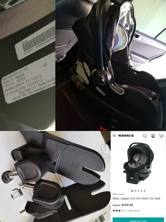 Baby Jogger car seat 1
