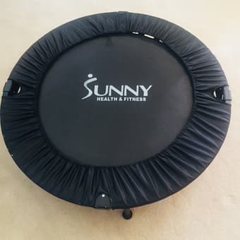 Fitness Equipment: Elliptical Trainer and Rebounder Trampoline 3