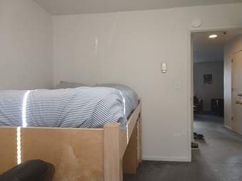 Rains bedroom in 2BR/1BA apt. (June 15-September 17) 2