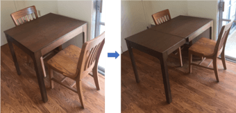Expandable dining table 1