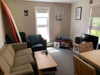 Rains 2 bedroom: one or both bedrooms available June - mid August 2