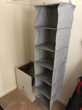 Hanging Shelves for Closet 1