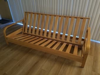 Wooden Futon Frame 1