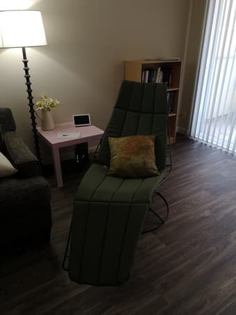 lounge chair rocking chair balcony chair army green 2