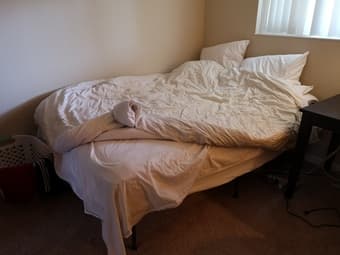 Sealy Posturepedic Kamela Premier Cushion Firm and frame - queen size 1
