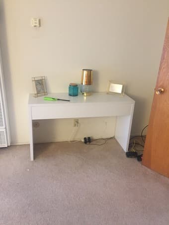 Moving sale - end table, decorative table, chair, couch 1