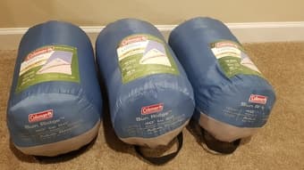 Coleman Sun Ridge Adult Sleeping Bag (40-60F) 1