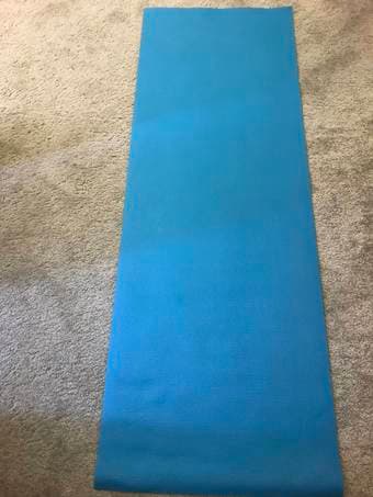 Exercise mat / yoga mat / camping mat - blue 2