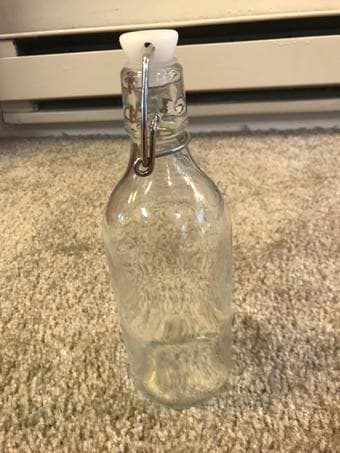 Glass water bottle 2