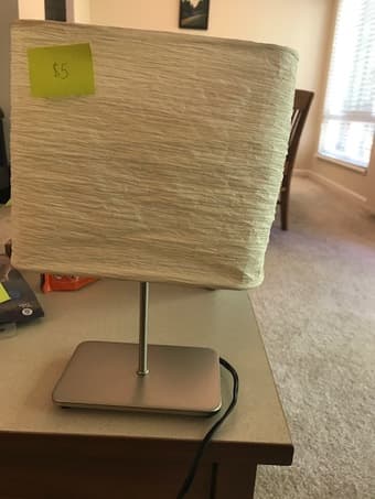 Desk Lamp and Floor Lamp $5 Each 1