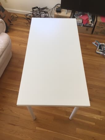 White Linnmon / Adils (Medium Size) Ikea Table 2