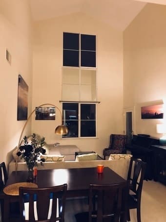 Master bedroom with full bath in Mountain View in a 3b3b condo 1