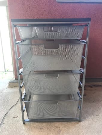 Elfa 4 Drawer Set 1