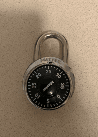 Dial combination lock 1