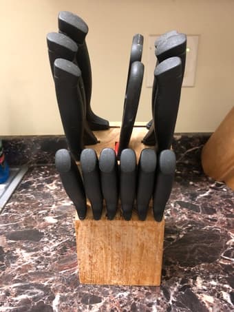 Knife block set 1